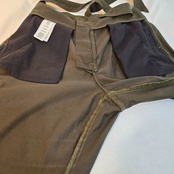 GOOD AMERICAN Hunter Green Belt Hi-Rise Drapey Cargo Pant Size 6/28 New NO Tag! - Picture 7 of 16